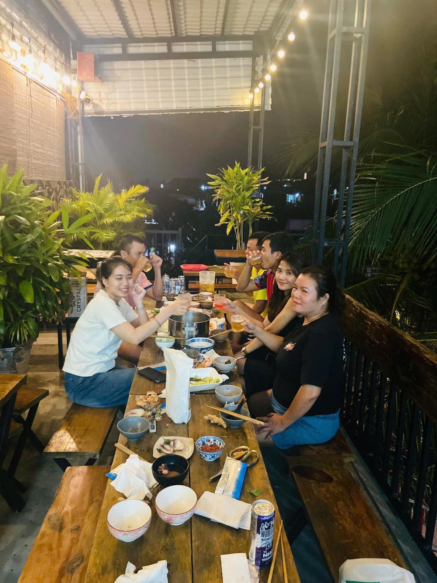 Gio Homestay And Coffee Ap Khanh Phuoc Eksteriør bilde
